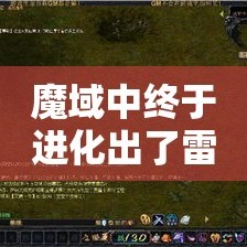 魔域中终于进化出了雷属性宝宝