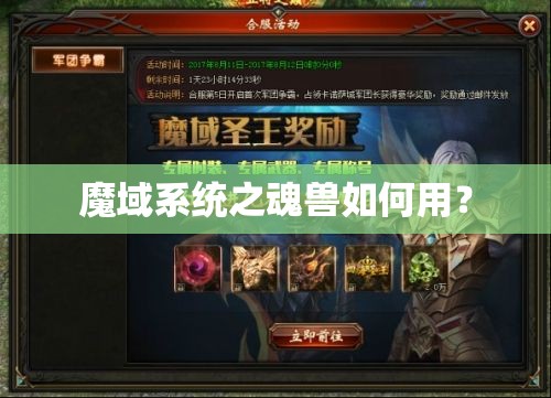 魔域系统之魂兽如何用？